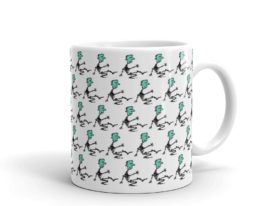 “Bone Jive” – White glossy mug