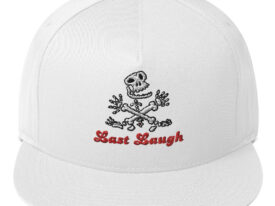 Skull & Crossbones (Last Laugh) – Flat Bill Cap