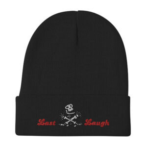 Skull & Crossbones (Last Laugh) - Embroidered Beanie