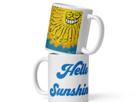 Hello Sunshine! – White glossy mug