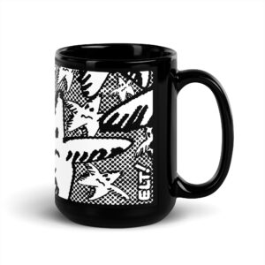"Hollywood" by ELT! -- Black Glossy Mug