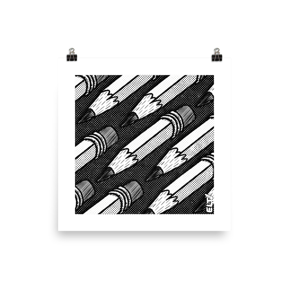 Drawn Together 10x10 Fine Art Print