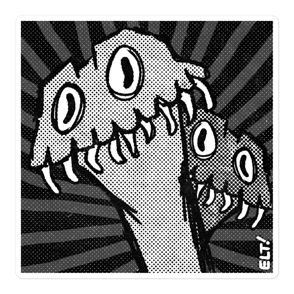 "Hello!" By Elt! -- vinyl stickers