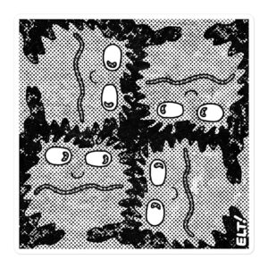 "Close Quarters" by ELT! -- vinyl stickers