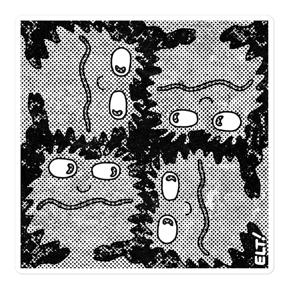 "Close Quarters" by ELT! -- vinyl stickers