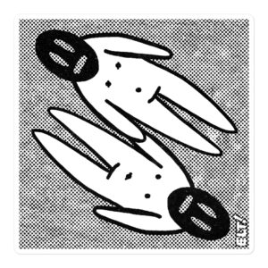 "Double Down" by ELT! -- vinyl stickers