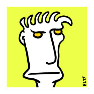 "Spoon in Mouth" by ELT! -- vinyl stickers