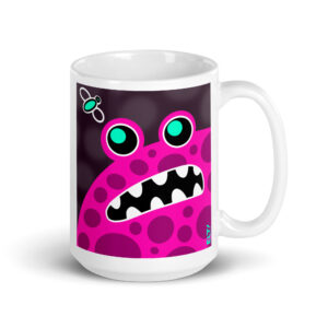 "Snack Time" by ELT! -- White glossy mug