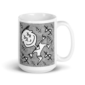 "Big Spender" by ELT! -- White glossy mug