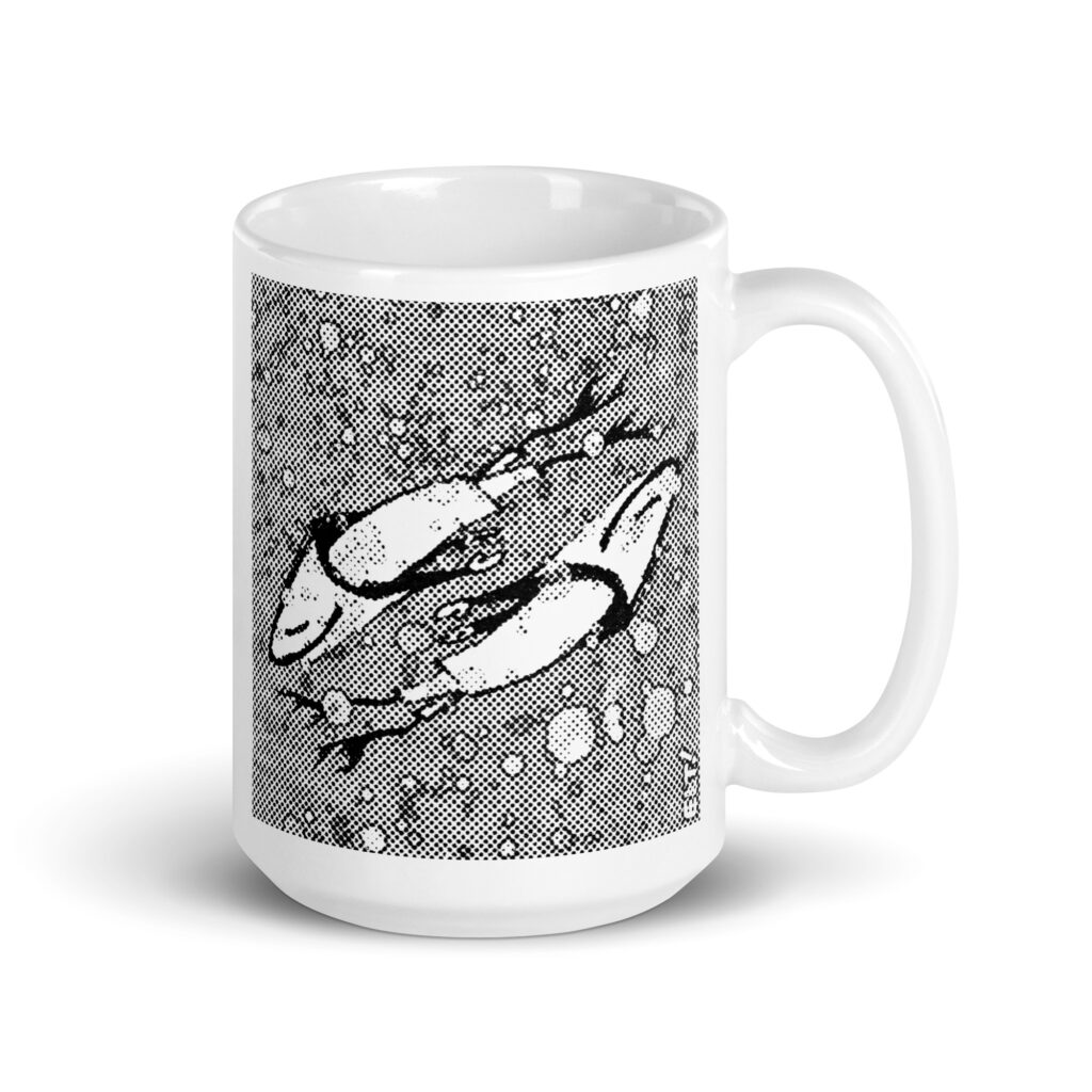 "Happy Together" by ELT! -- White glossy mug
