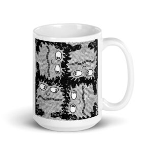 "Close Quarters" by ELT! -- White glossy mug